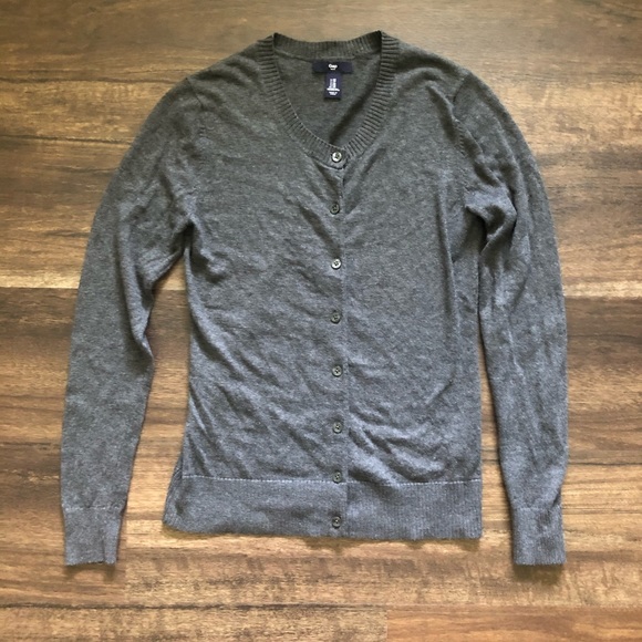 Dark Grey Gap Cardigan - Picture 1 of 4